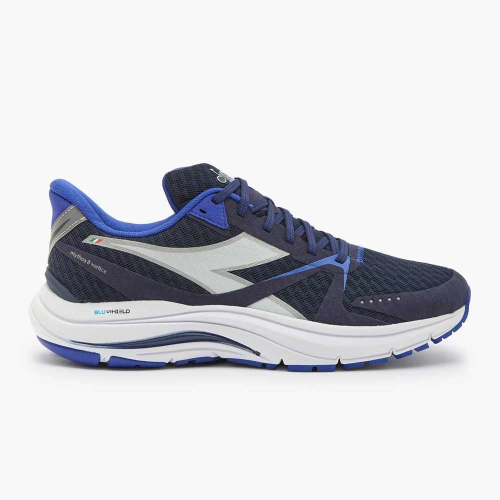 Diadora Men's Mythos Blushield Vortice 8 Running Shoe- Blue Corsair/White/Surf The Web - Regular (D) 1 Diadora Men's Mythos Blushield Vortice 8 Running Shoe- Blue Corsair/White/Surf The Web - Regular (D)