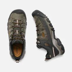 Keen Men's Targhee III Leather Waterproof Hiking Shoe - Black Olive/Golden Brown - Regular (D) -Cheap Outmove Shoes Store 1017784 PLD PDP