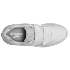 BROOKS Men's Addiction Walker V-Strap 2 Walking Shoes- White/White- Wide (2E) -Cheap Outmove Shoes Store 110320 142 O Addiction Walker V Strap 2 02d49e5f ad6a 42df bf62 17fb3bf69ee5