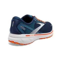BROOKS Men's Ghost 14 Running Shoe - Titan/Teal/Flame — Regular (D) -Cheap Outmove Shoes Store 110369 488 H Ghost 14