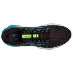 BROOKS Men's Glycerin 20 Running Shoe- Black/Hawaiian Ocean/Green - Regular (D) -Cheap Outmove Shoes Store 110382 006 O Glycerin 20