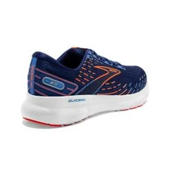 BROOKS Men's Glycerin 20 Running Shoe - Blue Depths/Palace Blue/Orange - Regular (D) -Cheap Outmove Shoes Store 110382 444 H Glycerin 20