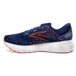 BROOKS Men's Glycerin 20 Running Shoe - Blue Depths/Palace Blue/Orange - Regular (D) -Cheap Outmove Shoes Store 110382 444 M Glycerin 20