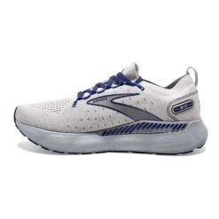 BROOKS Men's Glycerin StealthFit GTS 20 Running Shoe- Oyster/Alloy/Blue Depths- Regular (D) -Cheap Outmove Shoes Store 110385 081 M Glycerin StealthFit GTS 20