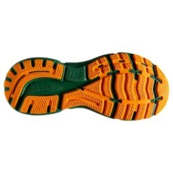 BROOKS Men's Ghost 15 Run Lucky Running Shoe- Green/White/Orange- Regular (D) -Cheap Outmove Shoes Store 110393 371 S Ghost 15