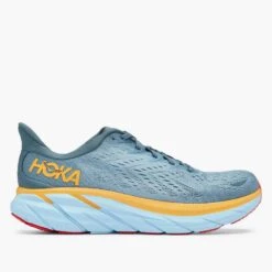 Hoka Men's Clifton 8 Running Shoe- Goblin Blue/Mountain Spring— Regular (D) -Cheap Outmove Shoes Store 1119393 GBMS 7