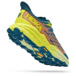 Hoka Men's Speedgoat 5 Trail Shoes - Blue Coral/Evening Primrose - Regular (D) -Cheap Outmove Shoes Store 1123157 BCEP 3