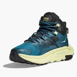 Hoka Men's Trail Code GTX Hiking Boot- Blue Graphite/Blue Coral -Cheap Outmove Shoes Store 1123165 BGBCR 3