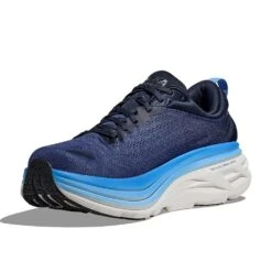 Hoka Men's Bondi 8 Running Shoe - Outer Space/All Aboard - Wide (2E) -Cheap Outmove Shoes Store 1123202 OSAA 3 2a867b3f d27f 4c99 88df 048445e3f961