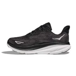 Hoka Men's Clifton 9 Running Shoe - Black/White -Cheap Outmove Shoes Store 1127895 BWHT 8
