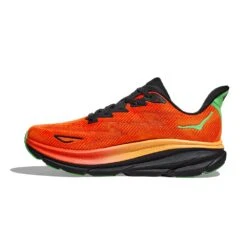 Hoka Men's Clifton 9 Running Shoe- Flame/Vibrant Orange - Regular (D) -Cheap Outmove Shoes Store 1127895 FVOR 8
