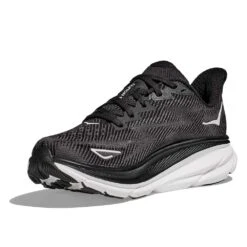 Hoka Men's Clifton 9 Running Shoe- Black/White - Wide (2E) -Cheap Outmove Shoes Store 1127896 BWHT 3 ab7b67c5 df39 471f 9632 37f3075f54dc