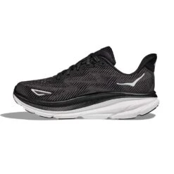 Hoka Men's Clifton 9 Running Shoe- Black/White - Wide (2E) -Cheap Outmove Shoes Store 1127896 BWHT 8 5b4b1dd9 306e 4e18 97c0 b16f19932138