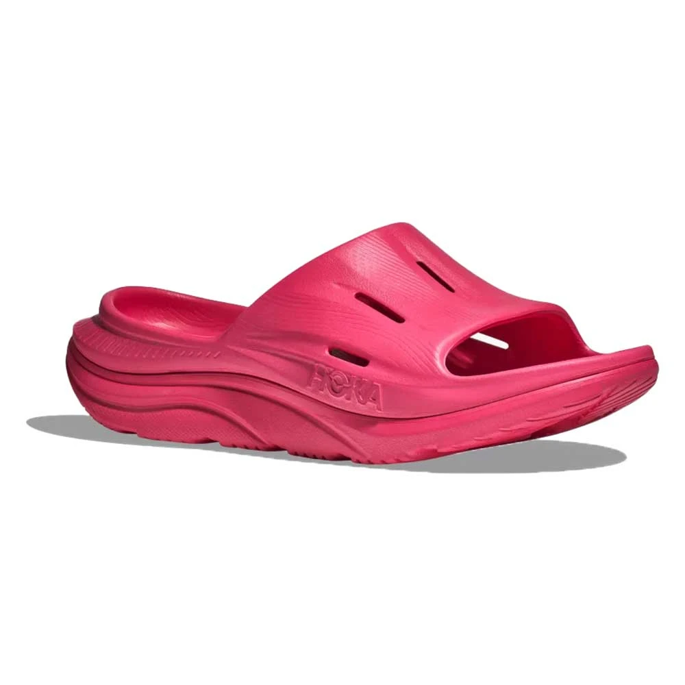 Hoka Unisex Ora Recovery Slide 3 - Raspberry/Raspberry - Regular (D) 2 Hoka Unisex Ora Recovery Slide 3 - Raspberry/Raspberry - Regular (D) - Image 2