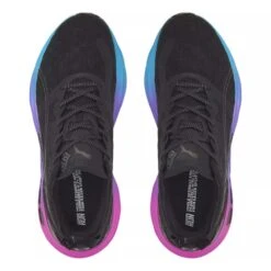 Men's Foreverrun Nitro Sunset Running Shoe - Puma Black/Luminous Blue/Electric Orchid- Regular (D) -Cheap Outmove Shoes Store 38000701 BlackBlue TOP