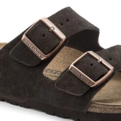 Birkenstock Arizona Mocha Suede Leather Sandal- Regular/Wide 10 Birkenstock Arizona Mocha Suede Leather Sandal- Regular/Wide -Cheap Outmove Shoes Store 51903 detail 1