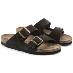 Birkenstock Arizona Mocha Suede Leather Sandal- Regular/Wide 8 Birkenstock Arizona Mocha Suede Leather Sandal- Regular/Wide -Cheap Outmove Shoes Store 51903 pair