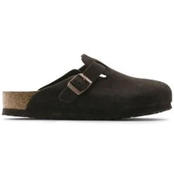Birkenstock Boston Soft Footbed Mocha Suede- Regular/Wide -Cheap Outmove Shoes Store 660461 side bost b