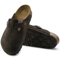 Birkenstock Boston Soft Footbed Mocha Suede- Regular/Wide -Cheap Outmove Shoes Store 660461 sole bost b