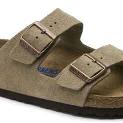 Birkenstock Arizona Soft Footbed Taupe Suede Leather Sandal - Taupe- Regular/Wide 11 Birkenstock Arizona Soft Footbed Taupe Suede Leather Sandal - Taupe- Regular/Wide -Cheap Outmove Shoes Store 951303 detail 1