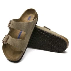 Birkenstock Arizona Soft Footbed Taupe Suede Leather Sandal - Taupe- Regular/Wide 10 Birkenstock Arizona Soft Footbed Taupe Suede Leather Sandal - Taupe- Regular/Wide -Cheap Outmove Shoes Store 951303 sole