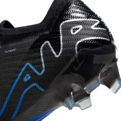 Nike Zoom Mercurial Vapor 15 Elite FG Soccer Cleat- Black/Chrome-Hyper Blue- Regular (D) -Cheap Outmove Shoes Store AURORA DJ4978 040 PHSYD003 2000