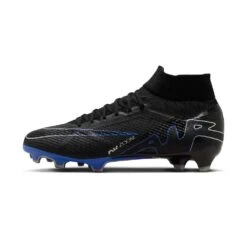 Unisex Nike Zoom Mercurial Superfly 9 Pro FG Soccer Shoe - Black/Chrome-Hyper Royal- Regular (D) -Cheap Outmove Shoes Store AURORA DJ5598 040 PHSLH000 2000