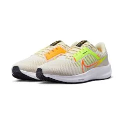 Nike Men's Air Zoom Pegasus 40 Running Shoe- White/Multi Color/Coconut - Regular (D) -Cheap Outmove Shoes Store AURORA DV3853 101 PHCFH001 2000