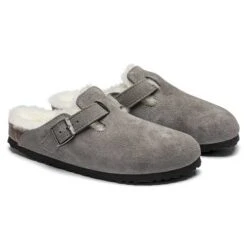 Birkenstock Boston Shearling - Stone - Regular/Wide -Cheap Outmove Shoes Store BostonShearling Stone 2 ca6cd54e 7ba8 4f29 bef1 8e327bcac23b