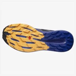 Salomon Men's Pulsar Trail Shoe - Black/Clematis Blue/Blazing Orange- Regular (D) -Cheap Outmove Shoes Store L41603200 da37cd5b886c4091b61da96c1603e347