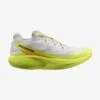 Salomon Men's Phantasm 2 Running Shoe - White/Safety Yellow/Metal - Regular (D)