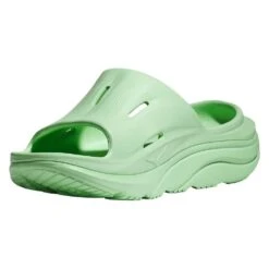 Hoka Unisex Ora Recovery Slide 3 - Lime Glow/Lime Glow - Regular (D) -Cheap Outmove Shoes Store LIGLLIGL D4