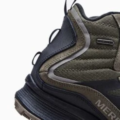 Merrell Men's Moab Speed Thermo Mid Waterproof Hiking Boot - Olive - Regular (D) -Cheap Outmove Shoes Store MRLM J066915 021621 S21 007 1