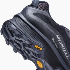 Merrell Men's Moab Speed GoreTEX Hiking Shoe - Black/Asphalt - Regular (D) -Cheap Outmove Shoes Store MRLM J067083 021621 S21 006