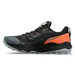 Saucony Men's Xodus Ultra 2 Trail Running Shoe - Black/ViZiOrange - Regular (D) -Cheap Outmove Shoes Store S10843 05 2
