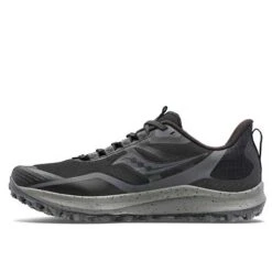 Saucony Men's Peregrine 12 Trail Running Shoe - Black/Charcoal - Regular (D) 5 Saucony Men's Peregrine 12 Trail Running Shoe - Black/Charcoal - Regular (D) -Cheap Outmove Shoes Store S20737 05 2