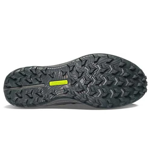 Saucony Men's Peregrine 12 Trail Running Shoe - Black/Charcoal - Regular (D) 4 Saucony Men's Peregrine 12 Trail Running Shoe - Black/Charcoal - Regular (D) - Image 4