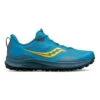 Saucony Men's Peregrine 12 Trail Running Shoe - Ocean/Blk - Regular (D)