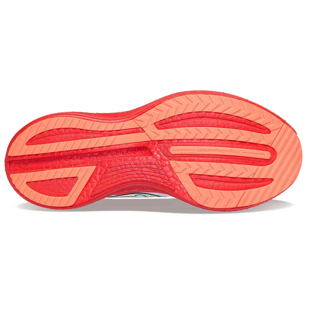 Saucony Men's Endorphin Speed 3 Running Shoe- White/Black/Vizi- Regular (D) 5 Saucony Men's Endorphin Speed 3 Running Shoe- White/Black/Vizi- Regular (D) - Image 5