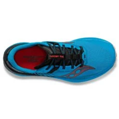 Saucony Men's Endorphin Edge Trail Shoe- Ocean/Black- Regular (D) -Cheap Outmove Shoes Store S20773 31 3