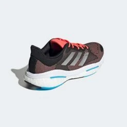 Men's Adidas Solar Glide 5 Running Shoe - Carbon/Silver Met/Turbo - Regular (D) -Cheap Outmove Shoes Store Solarglide 5 Shoes Grey H01162 05 standard