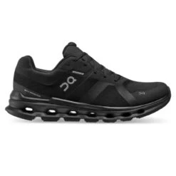 On Running Men's Cloudrunner Waterproof Running Shoe - Black- Regular (D)